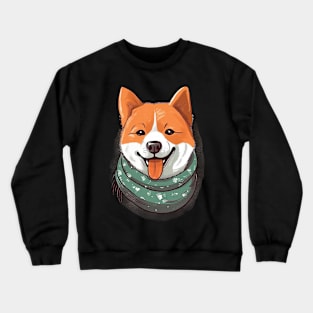 Happy Shiba Inu Crewneck Sweatshirt